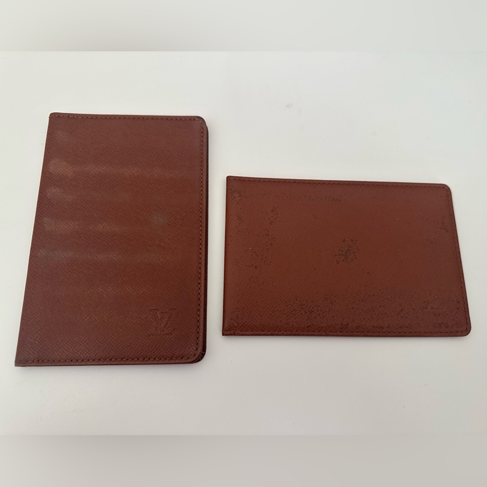 Louis Vuitton Brown Leather Accessories-